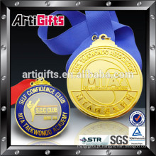 Medalhas de taekwondo personalizadas de metal 3D barato